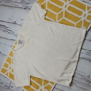 Bon Worth Off White Summer Sweater Size XSP